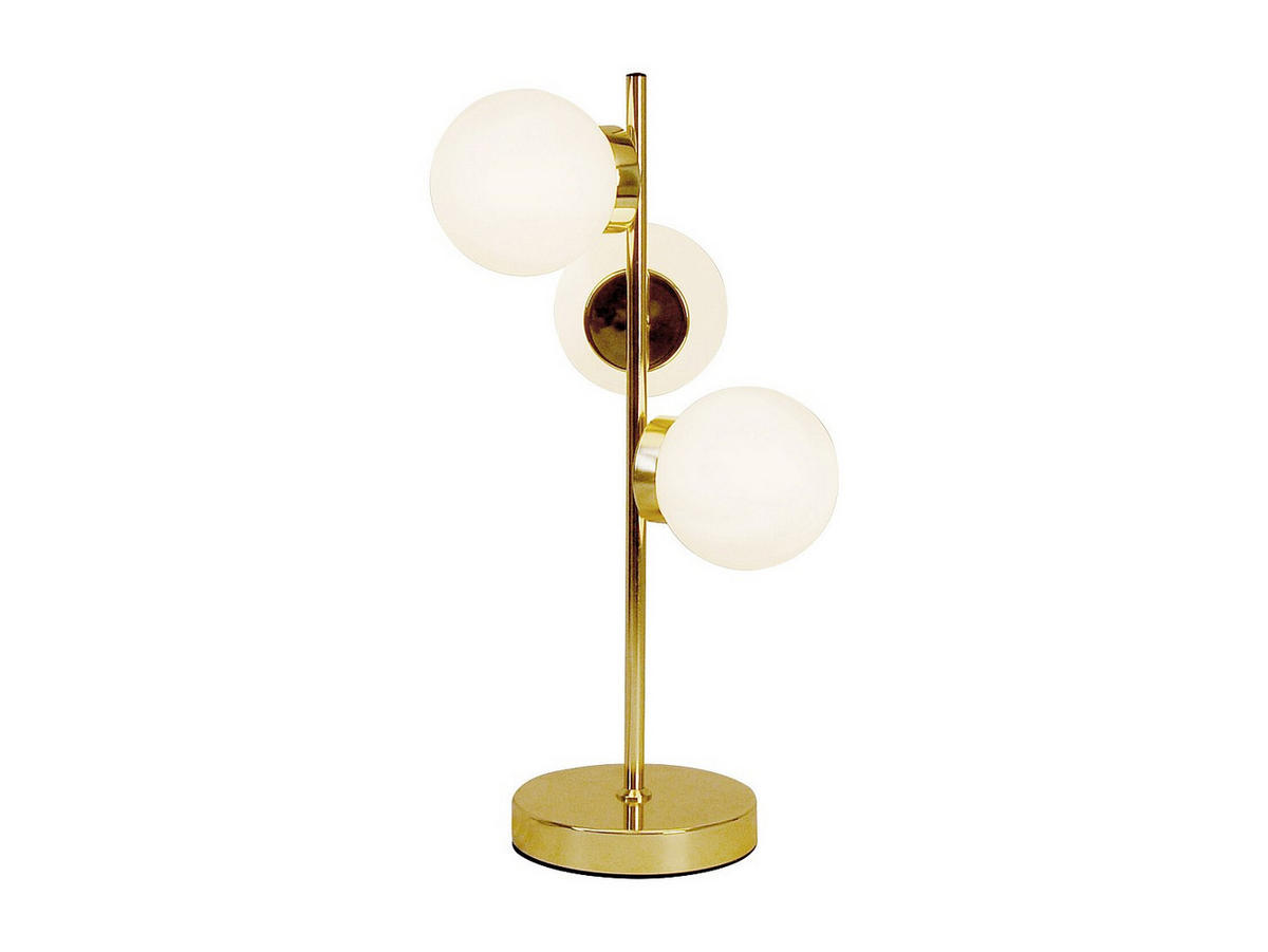 TISCHLAMPE - 23 cm x 23 cm - metall - goldfarben Yukon - Goldfarben, Metall (23/23/43cm) - Vente-Unique