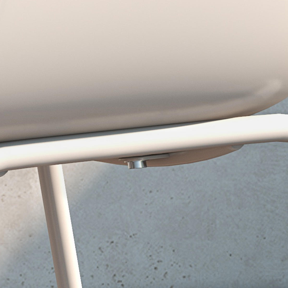 GARTENSTUHL, Stahl, Kunststoff, Grau - Grau, Metall (55/84/59cm) - Outsunny