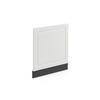 FRONTBLENDE R-Line Weiß Landhaus 60 cm ohne AP - Anthrazit/Weiß, Holzwerkstoff (60/57.2/1.6cm) - Vicco