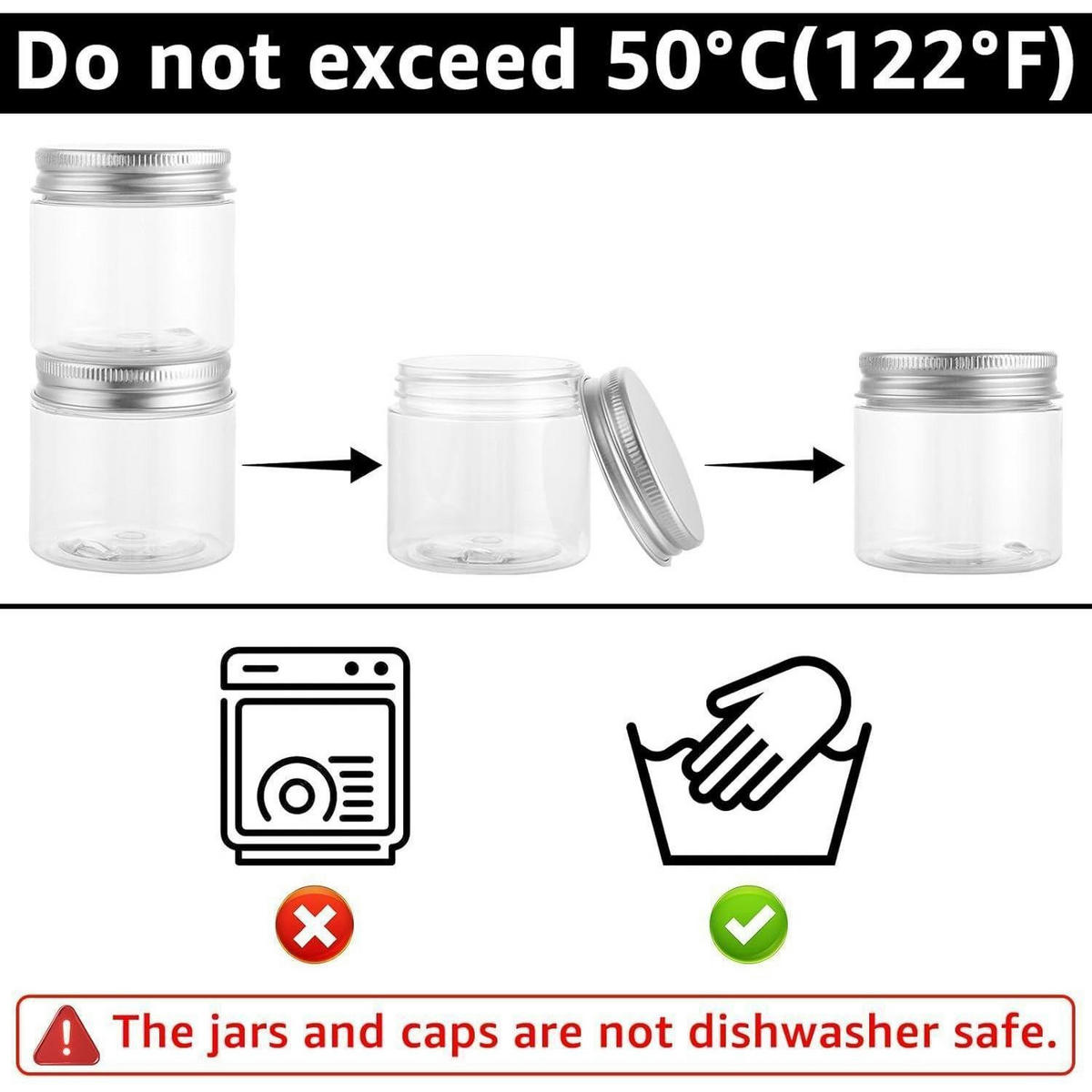 VORRATSDOSEN-SET 16-teilig 60ml transparent - Transparent, Kunststoff (5/5/5cm)