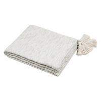 BAUMWOLLEDECKE Balma 125/150 cm - Beige, Naturmaterialien (150/125cm)