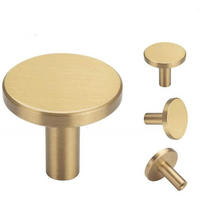 SCHRANKKNOPF Gold 4er-Set - Goldfarben, Metall (3.3/2/3.3cm)