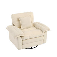 SESSEL DE-35187 360° drehbar Beige - Beige, Metall (84/96/116cm) - ComfortXL