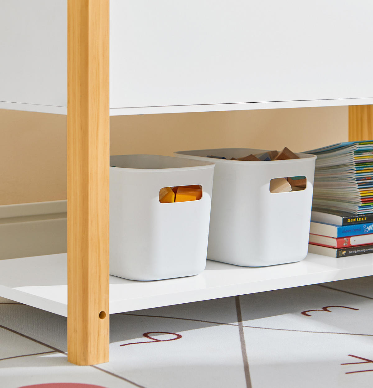 KINDERREGAL Weiß - Weiß, Holz/Holzwerkstoff (85/45/42cm) - SoBuy