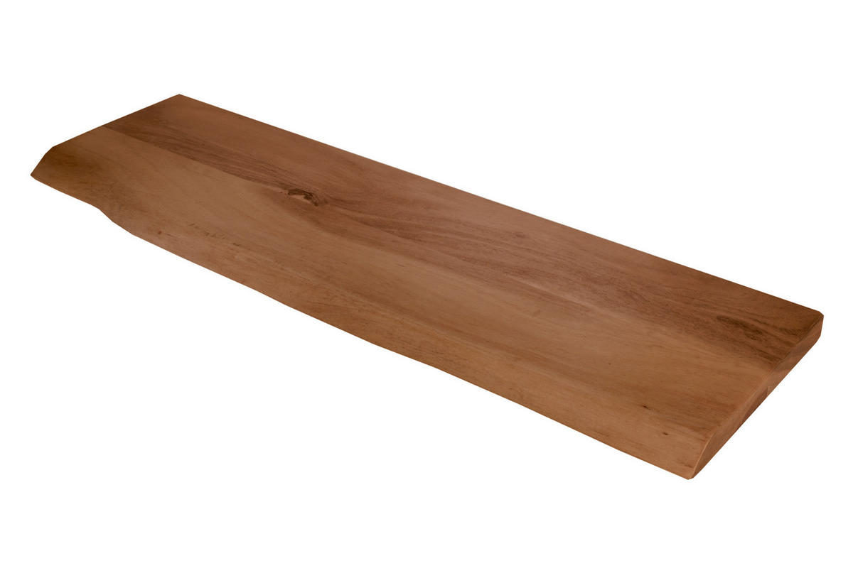 WANDREGAL AMANDA - Braun/Akaziefarben, Holz (90/3/20cm) - SAM