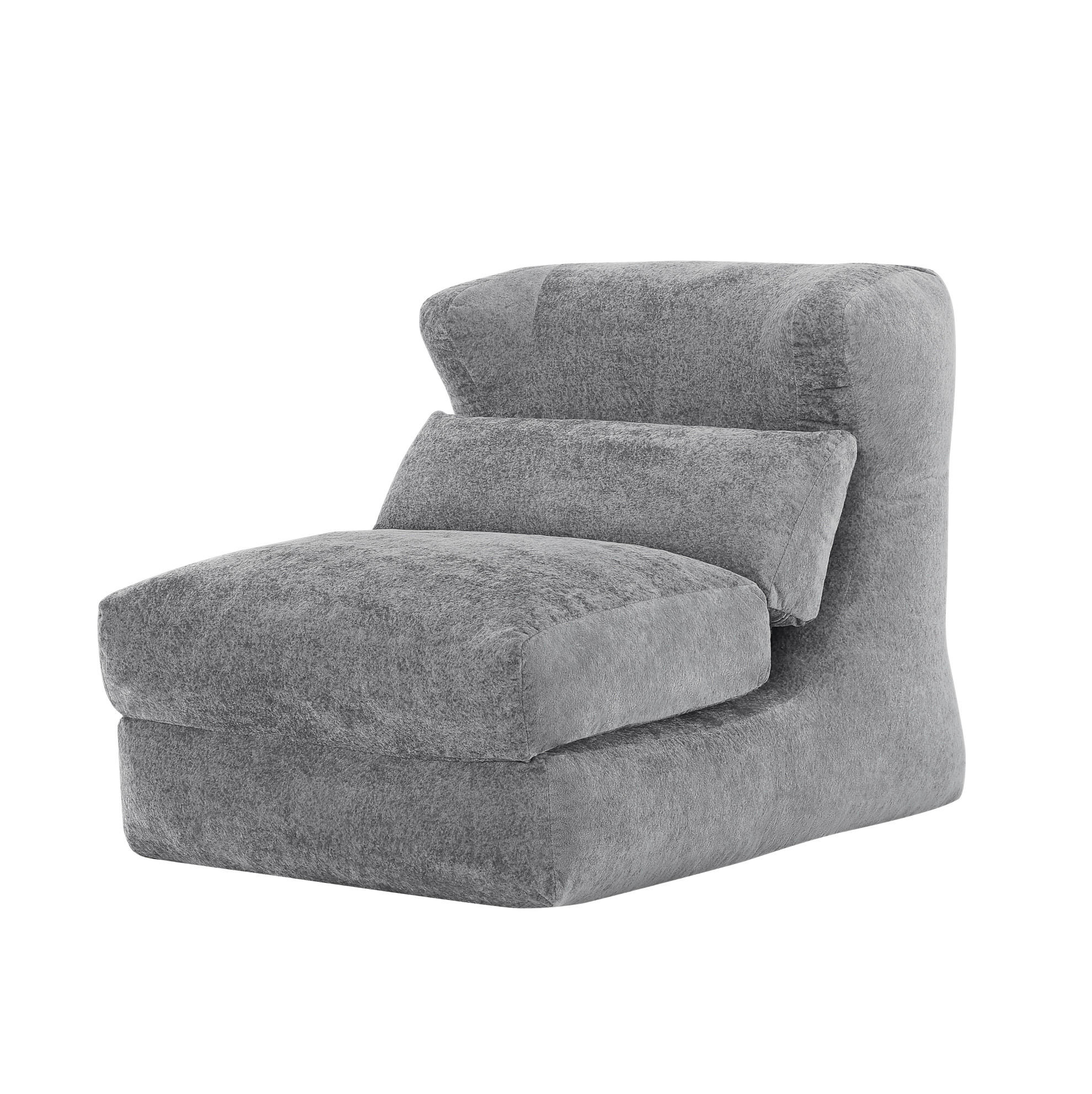 SCHLAFSESSEL multifunktional Grau - Grau, Kunststoff (118/86/90cm) - Beauniv