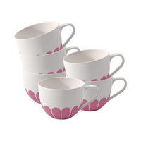 KAFFEETASSEN Fleur Couleur Cassis 160 ml 6er Set - Pink, Keramik (0.16L) - Villeroy & Boch