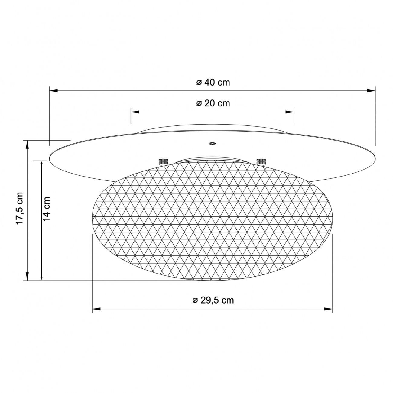 WANDLEUCHTE Matera, Bernstein und Gold, 17.5cm - Goldfarben, Glas (40/17.5/17cm) - KOSILUM
