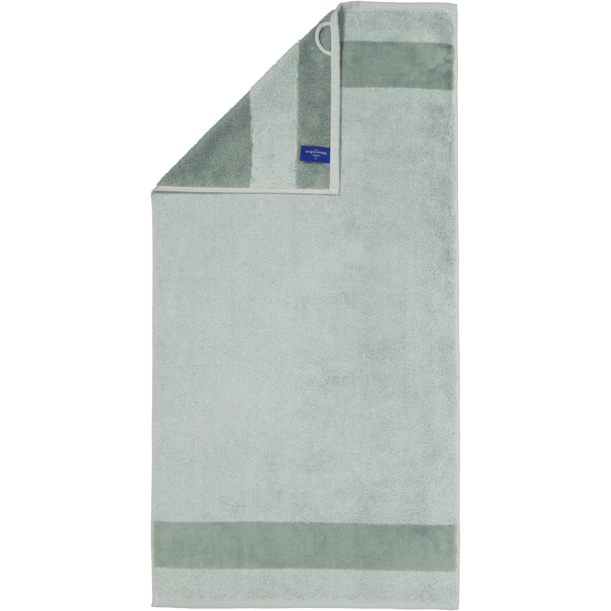 HANDTUCH LUXURY DOUBLE 2560 SAGE GREEN - 44 - Grün, Textil (50/100cm) - Zöllner