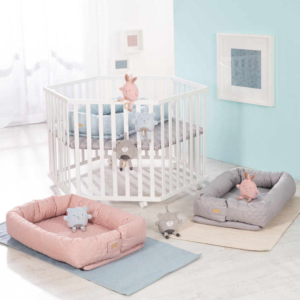 Thumbnail - Roba Babylounge, Rosa, Textil, 87x60 cm, Schlafen, Babybett-Ausstattung, Babynestchen, Kuschelnest für Babys