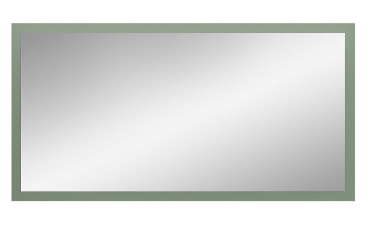 SPIEGEL Luv (B/H/T: ca. 106/55/2 cm) in Smoke Green/Spiegelglas - Dunkelgrün, Glas (106/55/2cm)