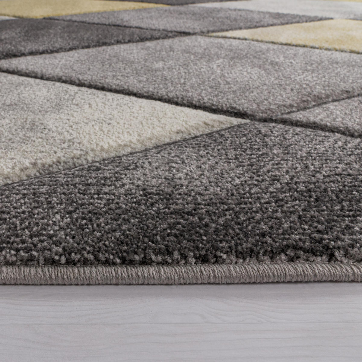 KURZFLORTEPPICH 60/110 cm Lara 238 - Gelb, Textil (60/110cm) - Paco Home