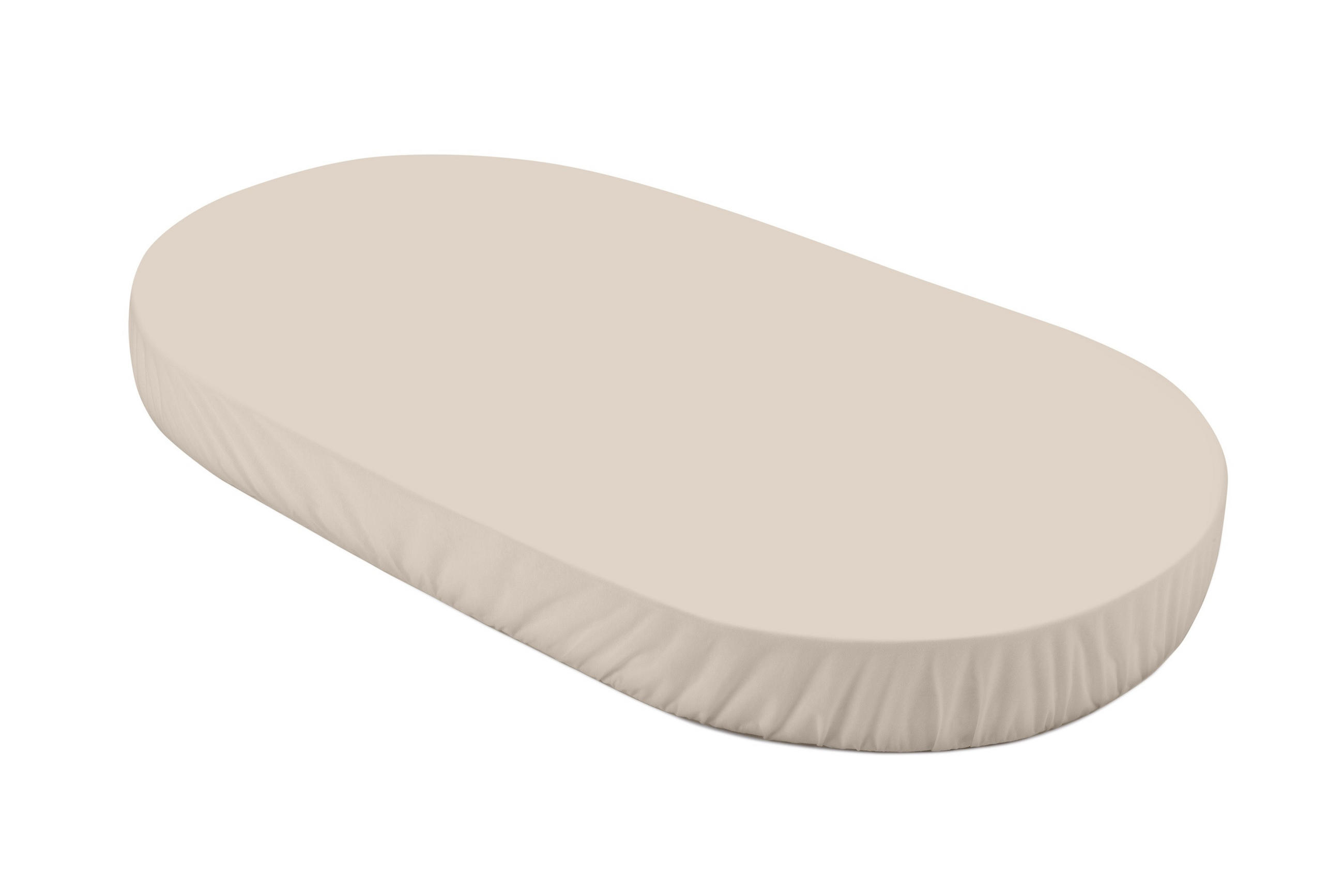 BABY Spannbettlaken 7in1 oval - Beige, Textil (73/125cm) - waldin