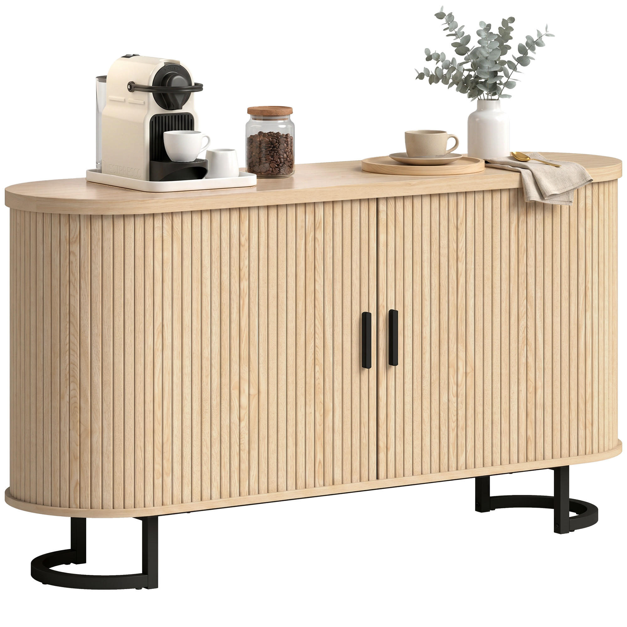 SIDEBOARD Naturfarben 140/40/75 cm - Naturfarben, Holzwerkstoff (140/75/40cm) - PANGIVO