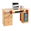 SCHREIBTISCH BOB - Naturfarben, Holz (67/140/74cm) - IDIMEX