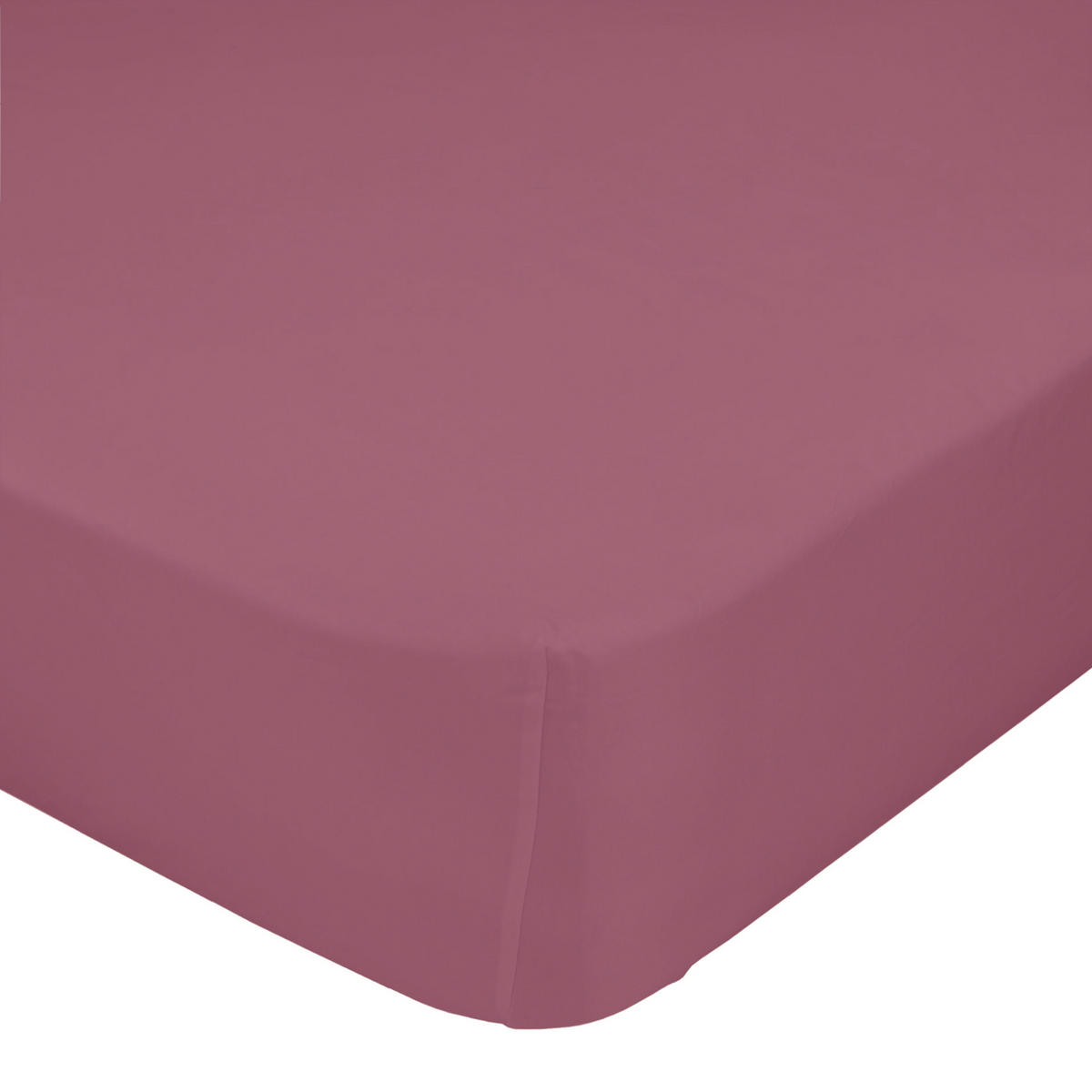 SPANNBETTTUCH basic 160x200x32 cm magenta - Magenta, Textil (160/200cm) - Happy Friday
