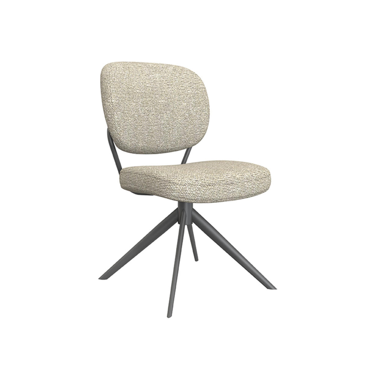 ESSZIMMERSTUHL Geneva Beige 63/49/90 cm 2er-Set - Beige, Textil (49/90/63cm) - LABEL51