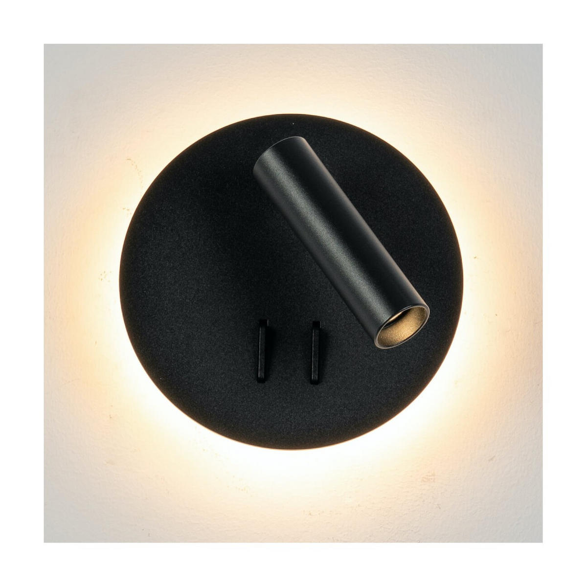 WANDLEUCHTE Bilbao, Schwarz, 10cm - Schwarz, Metall (15/15/10cm) - KOSILUM
