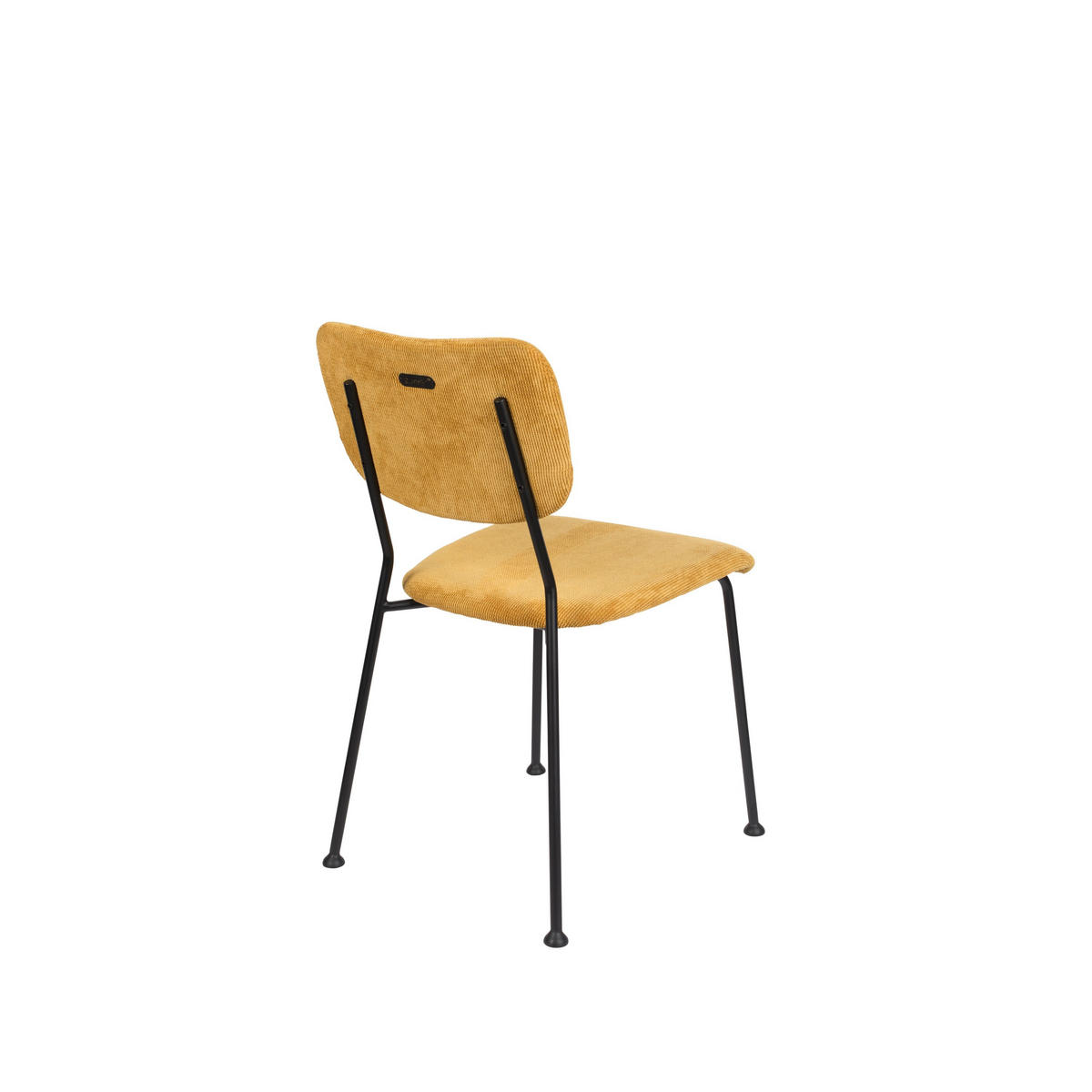 ESSZIMMERSTUHL Benson Ockergelb - 2 er Set - Gelb, Textil (47/81/56cm) - Zuiver