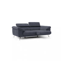 LINEARSOFA Donatello - Blaugrau, Metall (213/76/102cm) - Divani.store