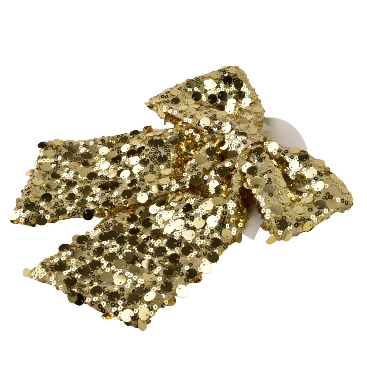 DEKOSCHLEIFE Santa Lila Gold - Goldfarben, Textil (21/24/21cm) - Mondex