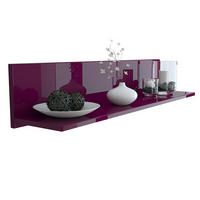WANDREGAL Skadu Brombeer Hochglanz - Brombeere, Holzwerkstoff (97.5/18.5/18.5cm) - Vladon