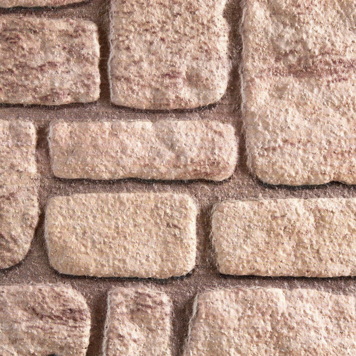 3D-WANDPANEELE , 100 x 50 x 2 cm, 5 m² Abdeckungsfläche, flexibel zuschneidbar, Naturstein sandbeige - Sandfarben, Kunststoff (50/2/100cm) - tectake