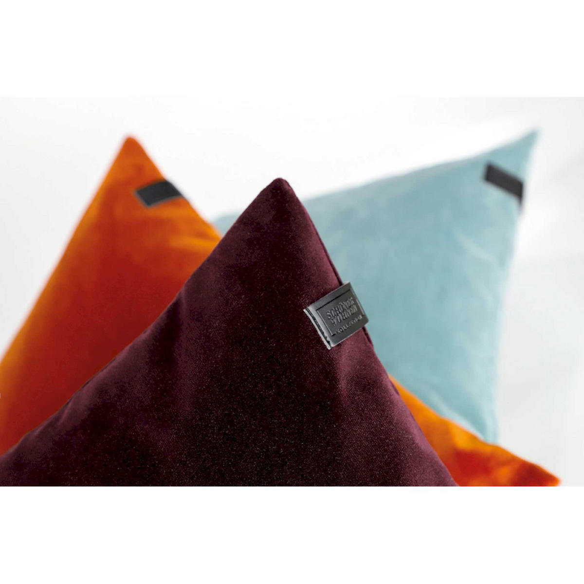 KISSENHÜLLE SOUL - Rot, Textil (45/45cm) - Schöner Wohnen
