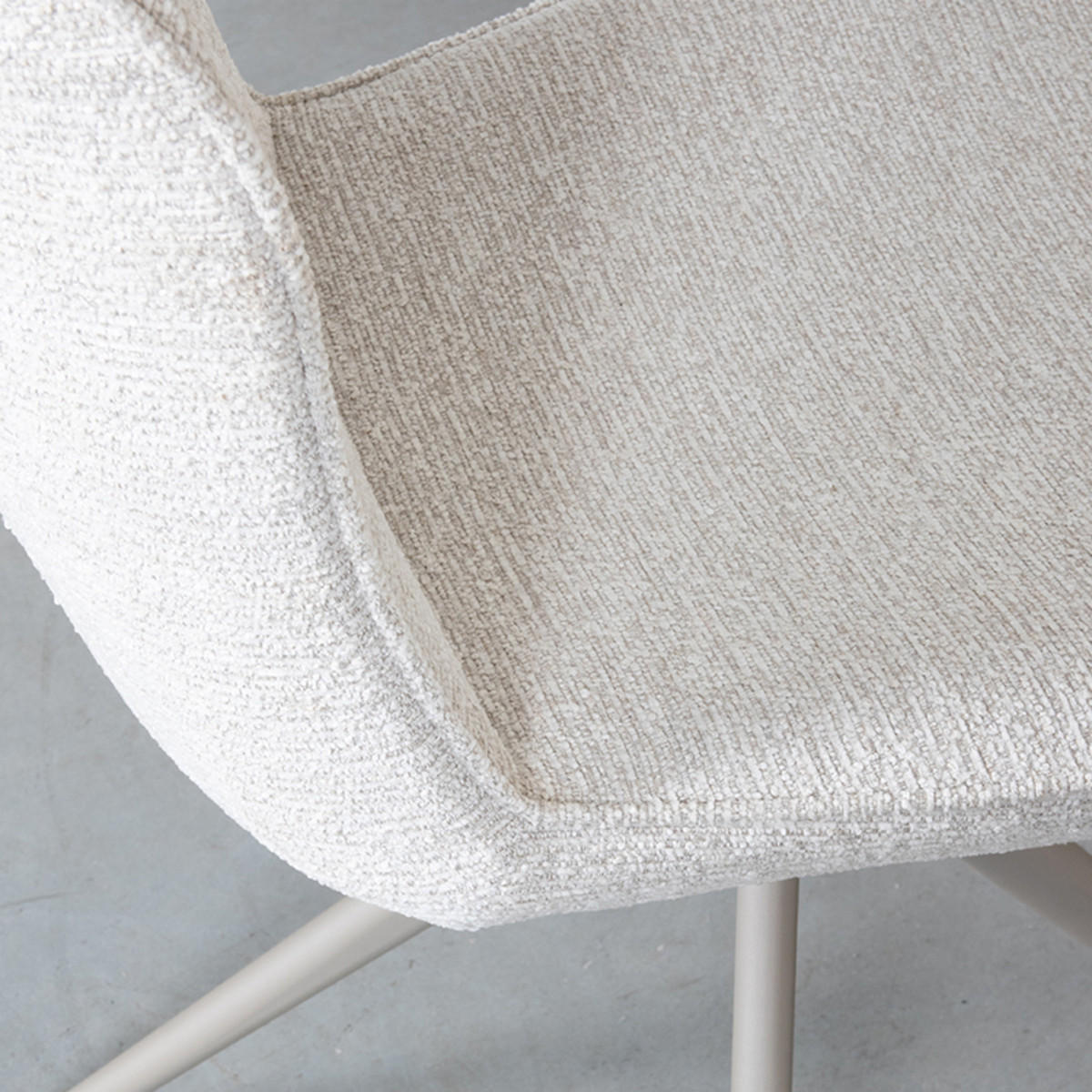ESSZIMMERSTUHL Thorben Beige 64/49/86 cm 2er-Set - Beige, Textil (49/86/64cm) - LABEL51