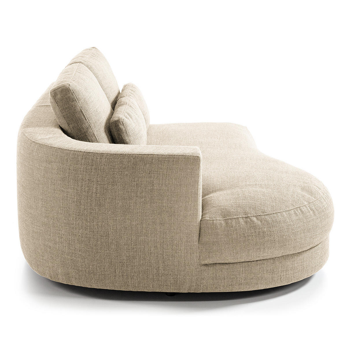 MODULLONGCHAIR - Beige, Textil (194/80/145cm) - home24