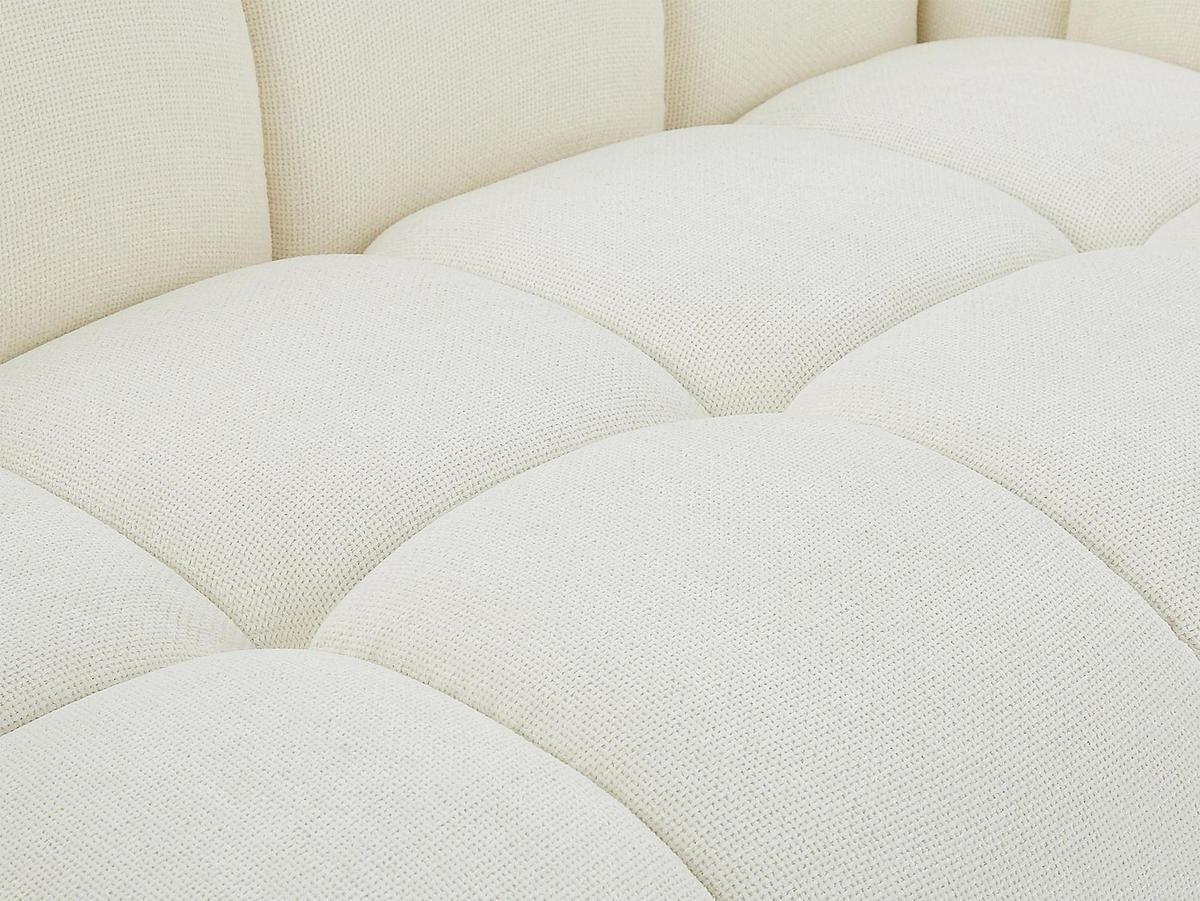 SOFA - 2 Personen - stoff - gebrochenes weiß Kimaca - Weiß, Textil (164/69/96cm) - Vente-Unique
