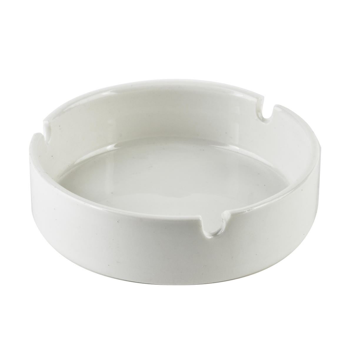 ASCHENBECHER Basic Weiß 10/10/3 cm Keramik - Weiß, Keramik (10cm) - Mondex