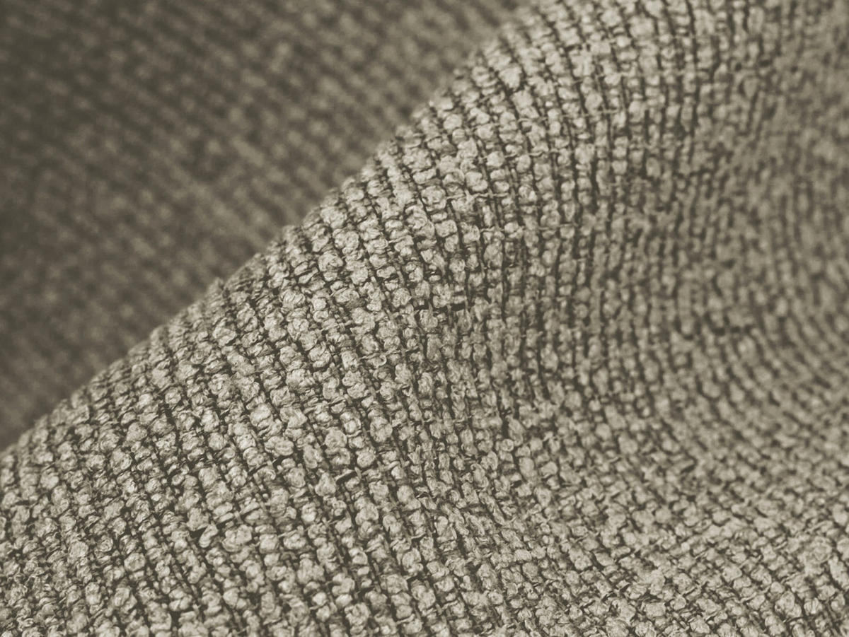 SOFAELEMENT Bouclé Stoff Grau - Taupe/Schwarz, Holzwerkstoff/Kunststoff (70/75/94cm) - Makamii