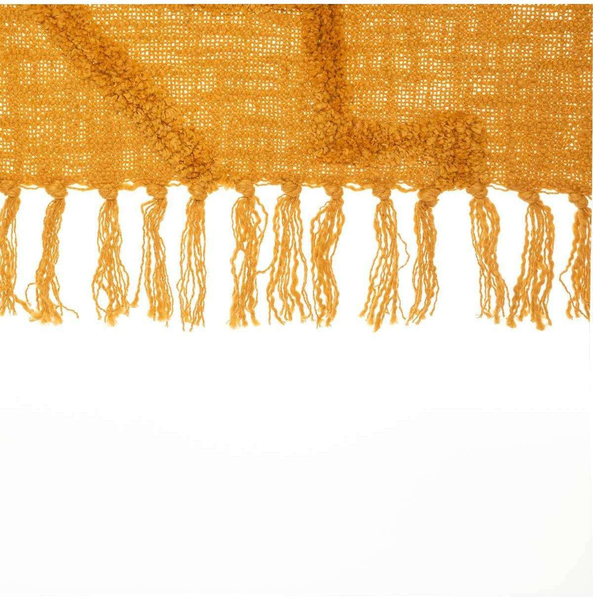TAGESDECKE Inca 180/130 cm - Gelb, Naturmaterialien (130/180cm) - Atmosphera Createur d´interieur
