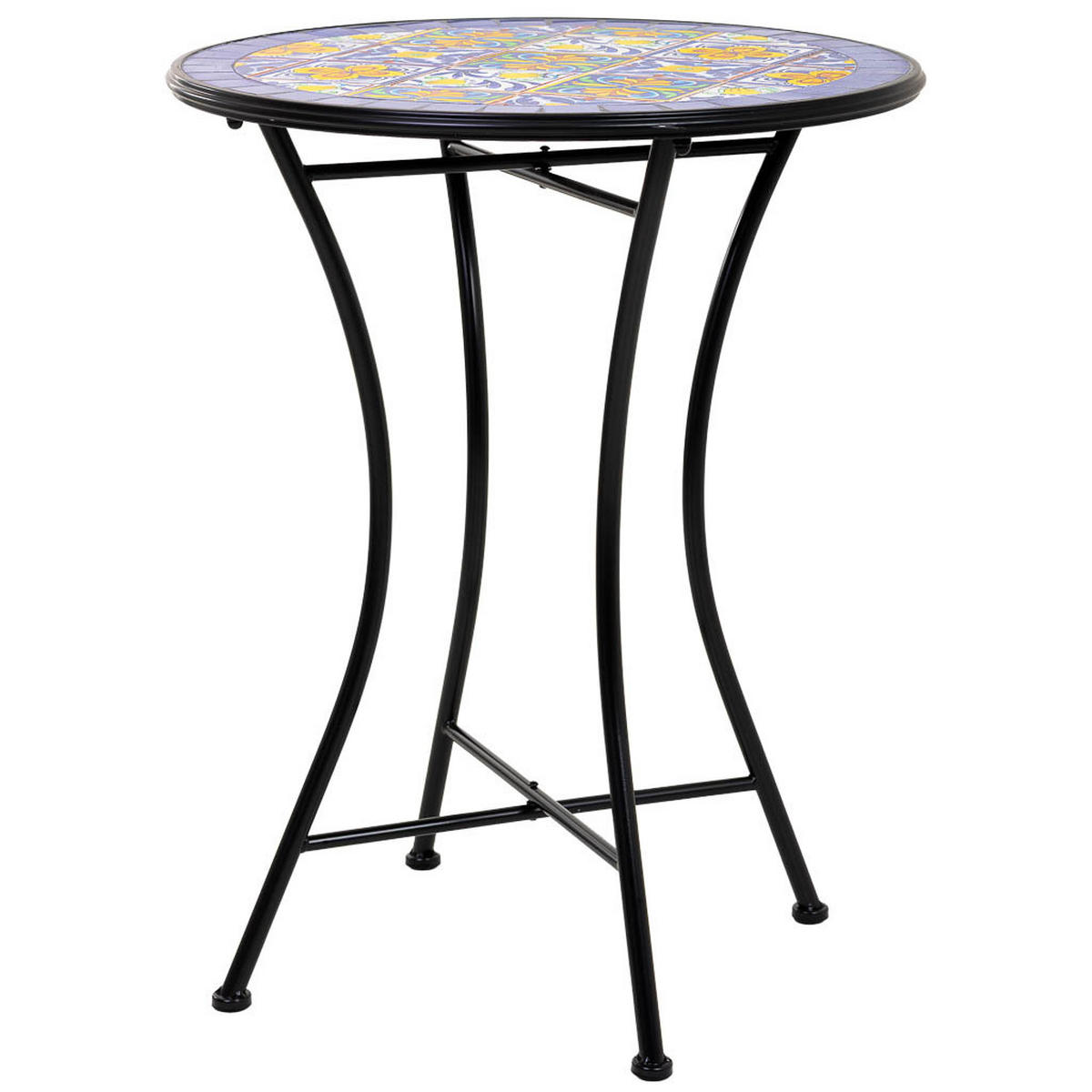 TISCH und STÜHLE, schwarz, 3-tlg. - Schwarz, Metall - Wanderlust