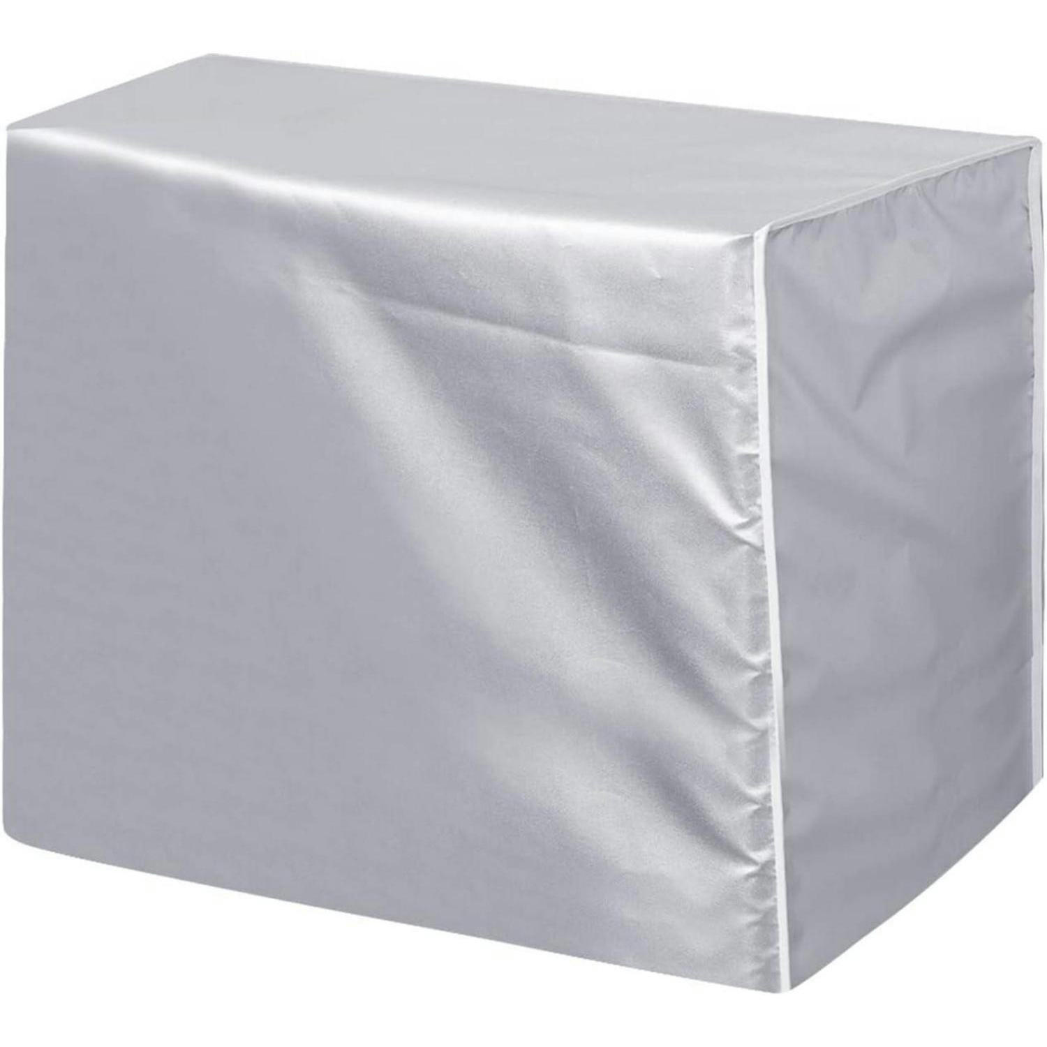 AUSSENKLIMAANLAGE Abdeckung 80 x 28 x 54 cm Silber - Silberfarben, Textil (28/54/80cm)
