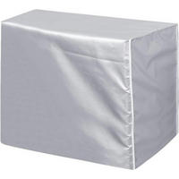 AUSSENKLIMAANLAGE Abdeckung 80 x 28 x 54 cm Silber - Silberfarben, Textil (28/54/80cm)