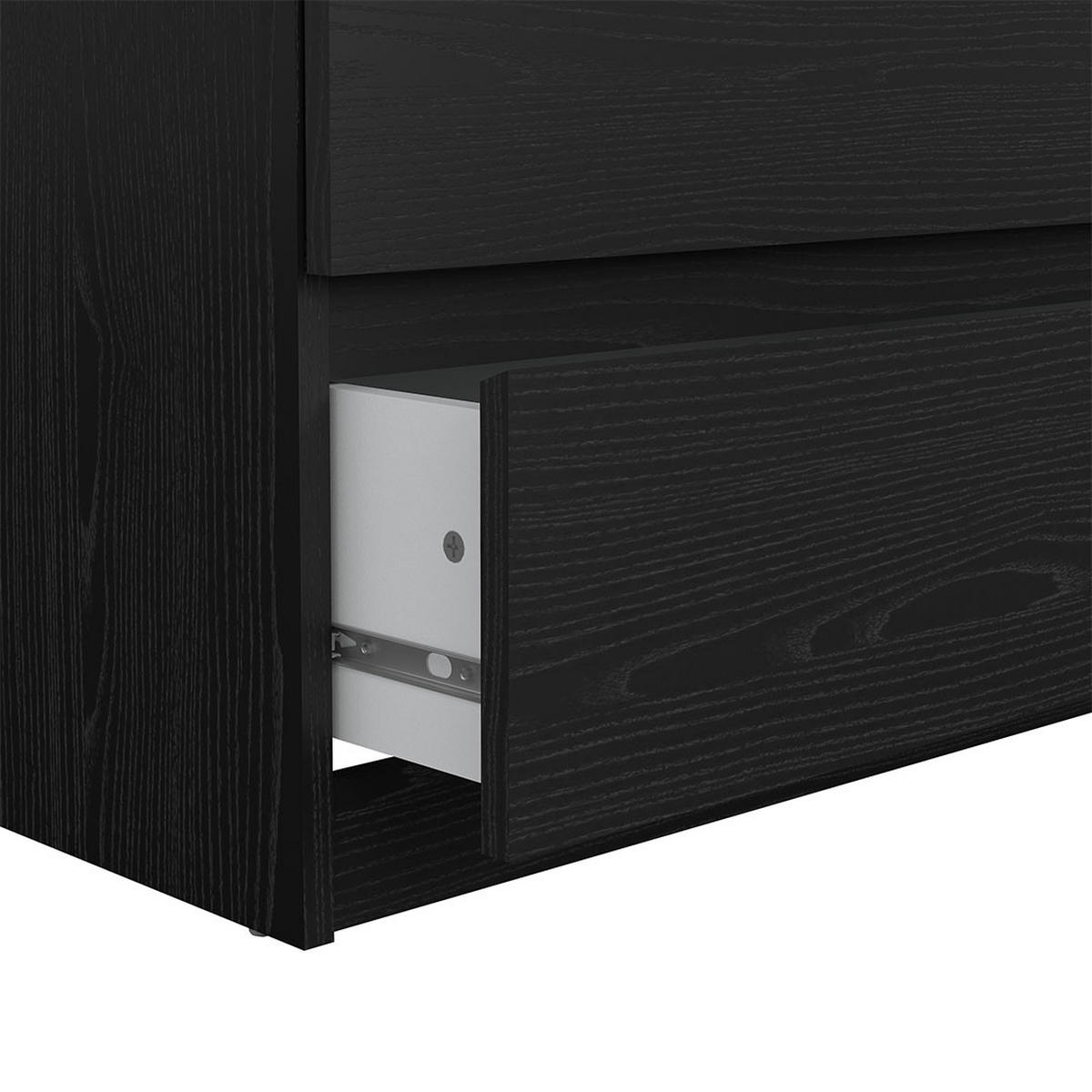 KOMMODE, Naia, Schwarz, Holzwerkstoff, 154 x 50 x 68 cm - Schwarz, Holzwerkstoff (154/68/50cm) - ebuy24