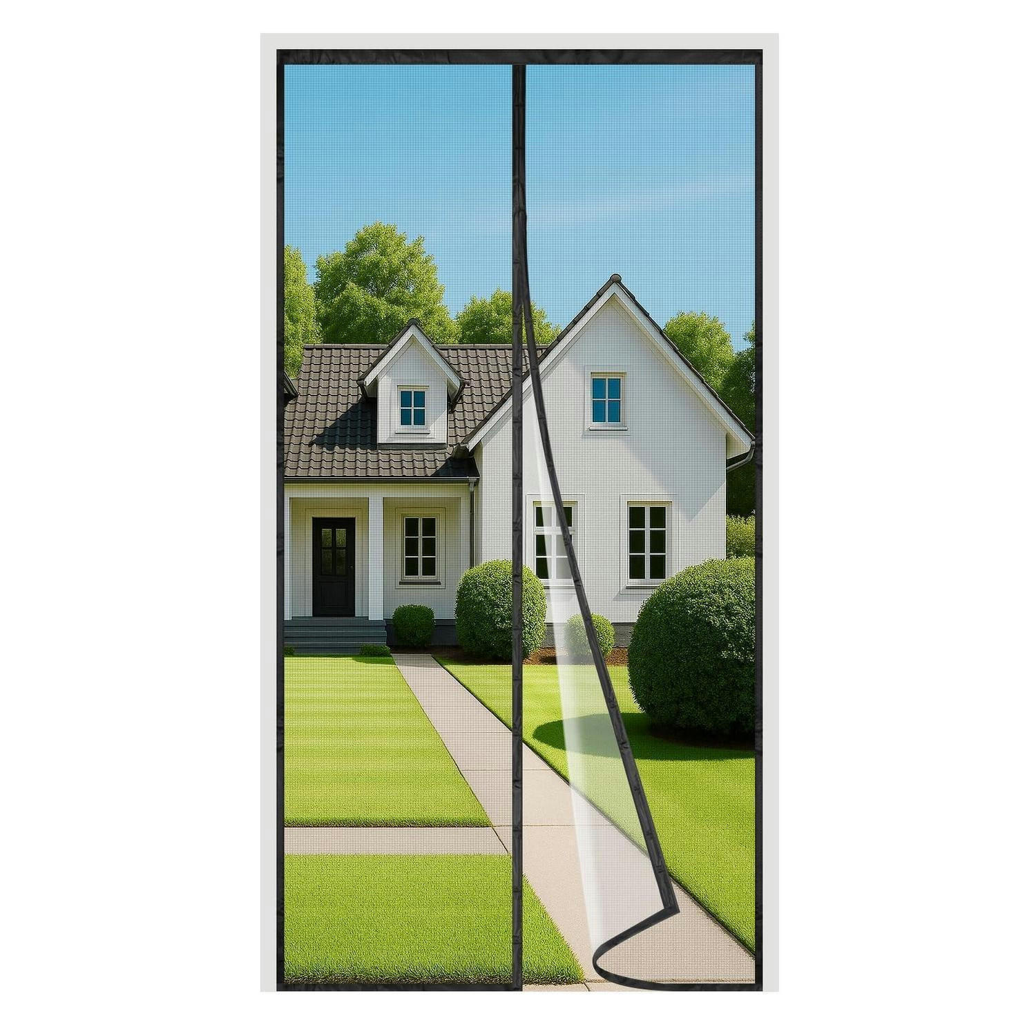 XXXLutz Fliegengitter Schwarz 140x240x1 cm