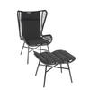 POLY-RATTAN SET G17B Anthrazit - Anthrazit, Kunststoff (68/103/70cm) - MCW
