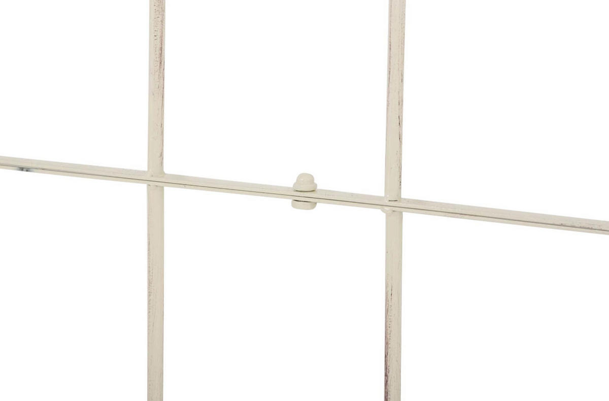 RANKGITTER Heike 86x2x170cm Metall Antik-Creme Rankhilfe - Creme, Metall (86/170/2cm) - DELUKE