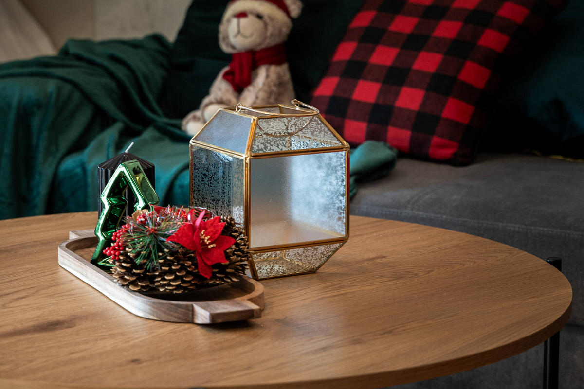 ADVENTSKRANZ 15 cm - Braun, Kunststoff (15/8cm) - Home Styling Collection