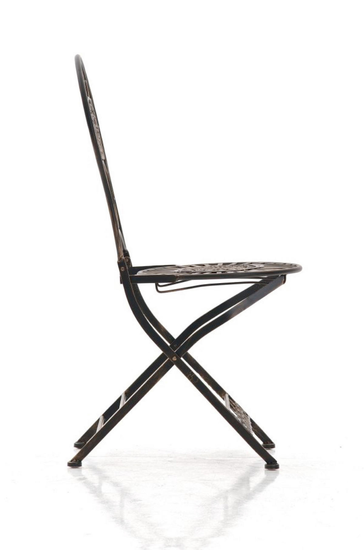 GARTENSTUHL Moni bronze - Braun, Metall (43/50/91.5cm) - TPFGarden