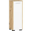 BADKOMMODE Eiche Artisan, Weiß 85/30/30 - Eiche Artisan/Weiß, Holzwerkstoff (30/85/30cm) - RAUMHIRSCH FURNITURE