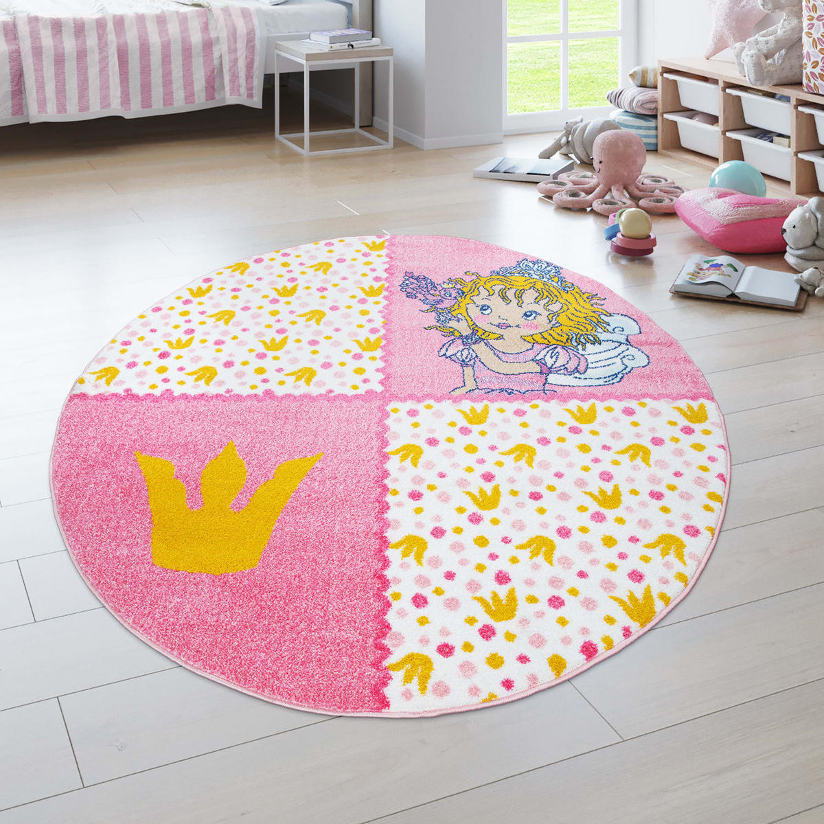 KINDERTEPPICH 120/120 cm Lillifee Exklusiv 563 - Pink, Kunststoff (120/120cm)