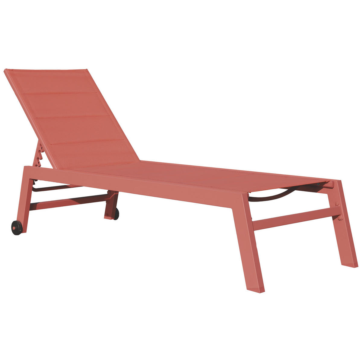 SONNENLIEGEN Barbados Terracotta 2er-Set - Orange, Kunststoff (61/95/198cm) - Happy Garden