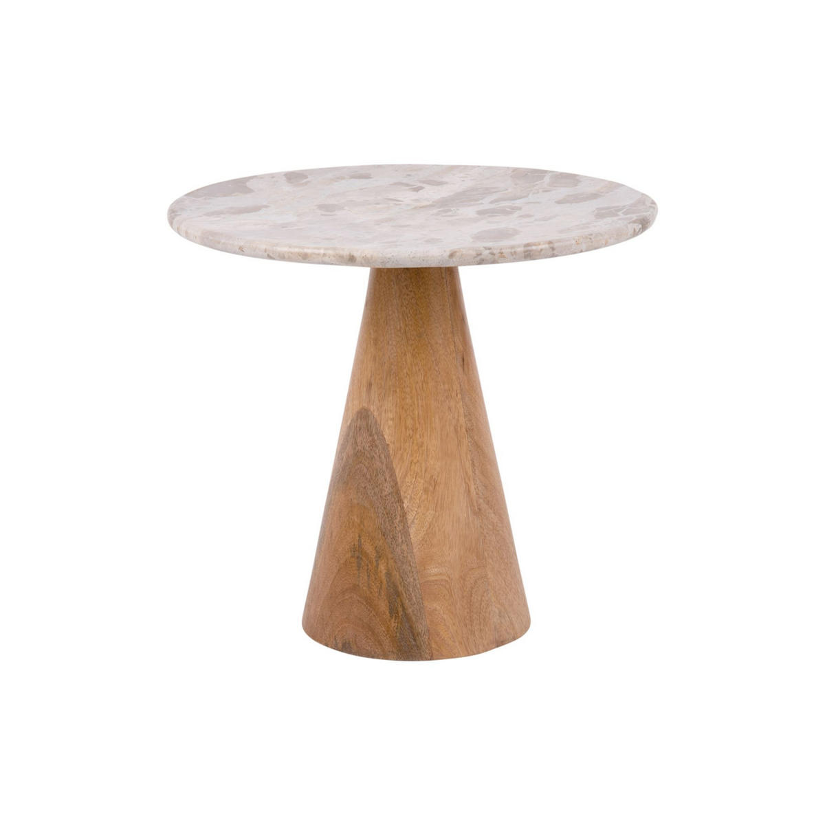 BEISTELLTISCH Force Wide Braun 50/50/38 cm - Braun, Stein (50/50/38cm) - Leitmotiv