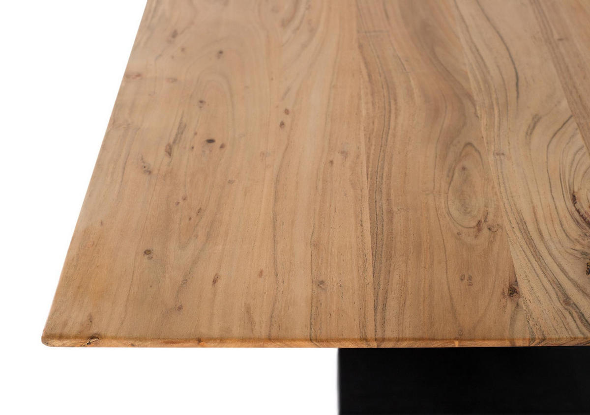 ESSTISCH aus Akazienholz - Braun, Holz (200/100/77cm) - Giner y Colomer