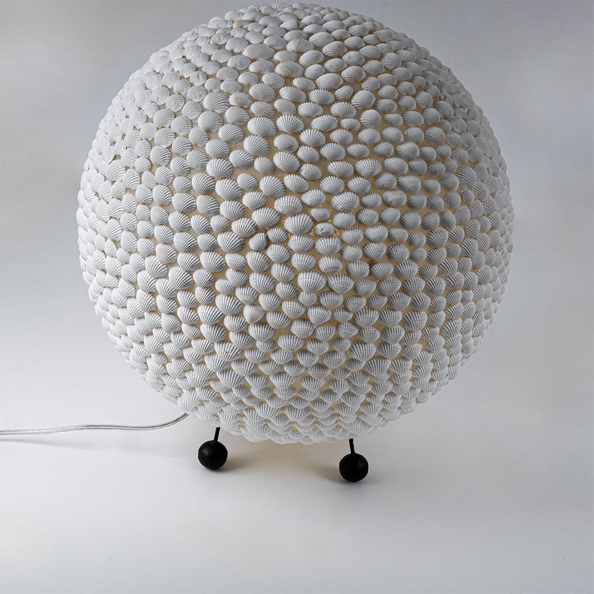 LED TISCHLEUCHTE BALI Weiß - Weiß, Metall (37/37/41cm) - Globo Lighting