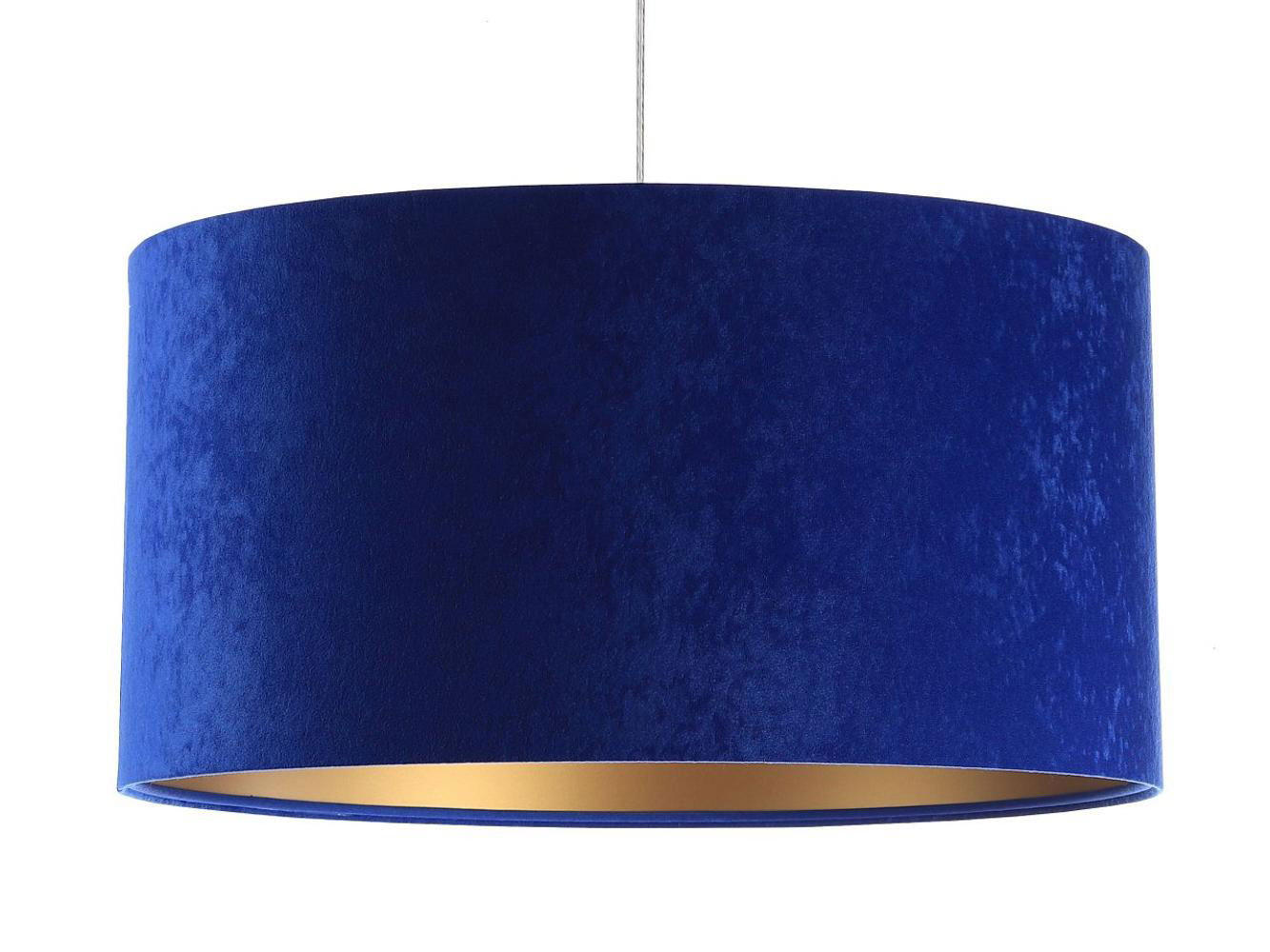 HÄNGELEUCHTE Blau 40/20 cm - Blau/Goldfarben, Kunststoff (40/0.6/20cm) - ONZENO